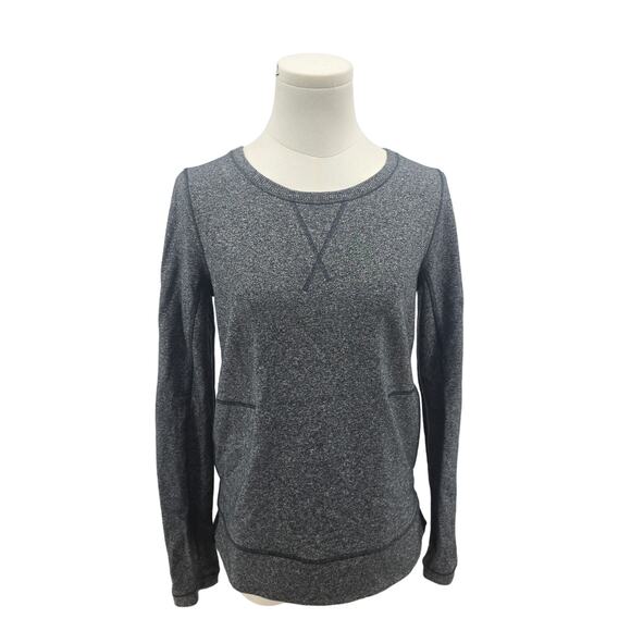 lululemon athletica Tops - Lululemon 
Exhalation Pullover II 
In Heathered Speckled Black